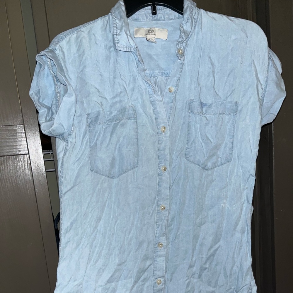 Denim mini dress